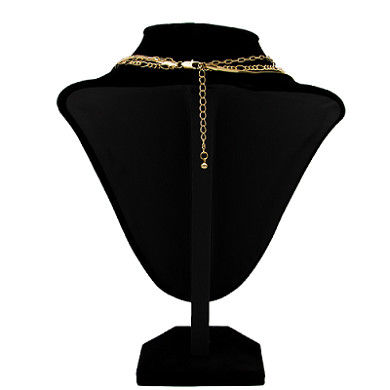 قلادة ذهبية على شكل قلعة باربي الماسية للنساء