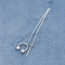 16G الفضة سلسلة الأذن ثقب المجوهرات الجراحية الصلب الأقراط الغضروف الكفة
